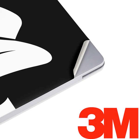 Looney Tunes Daffy Duck Plain Black and White Surface Laptop 2 Skin